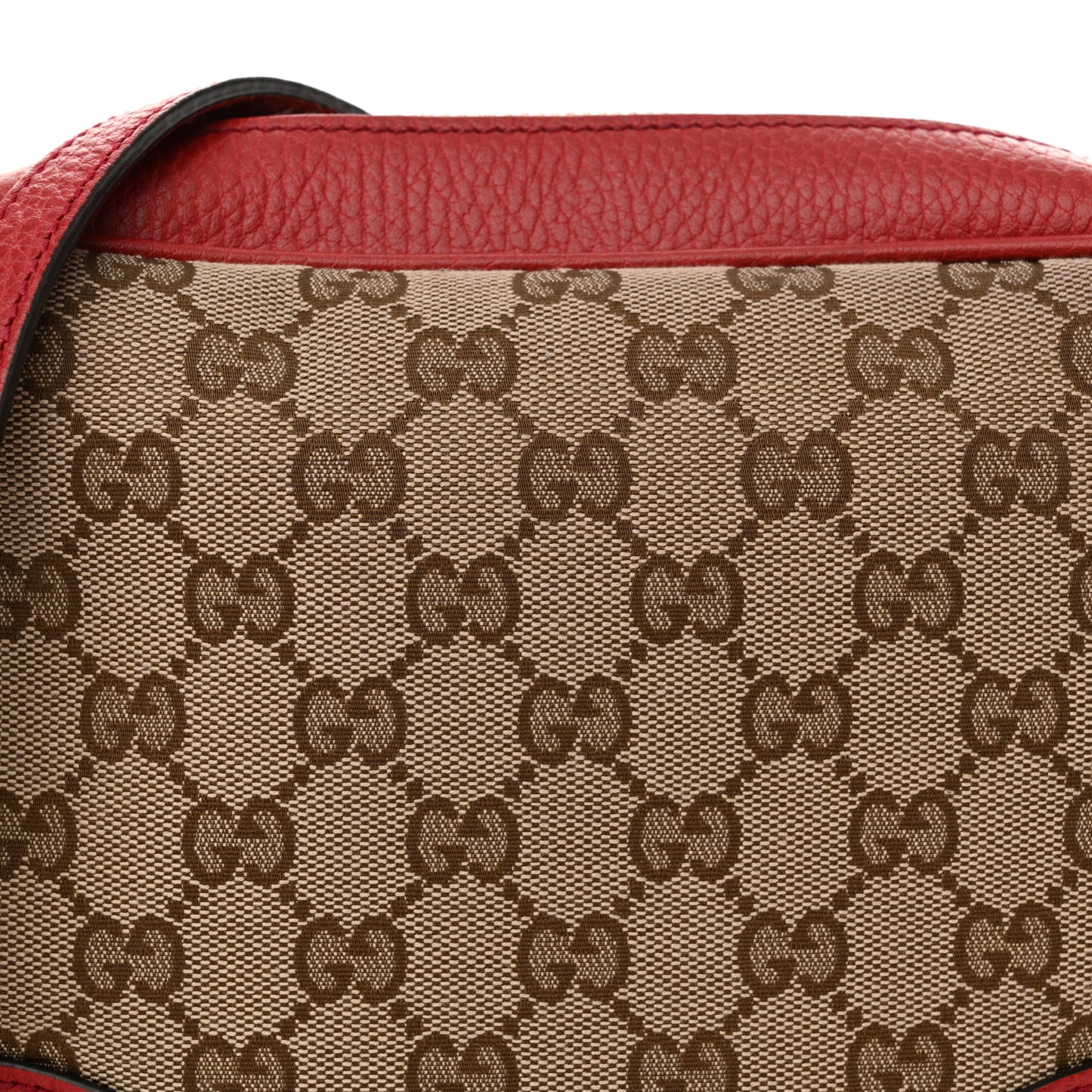 Monogram Mini Bree Messenger Bag Red