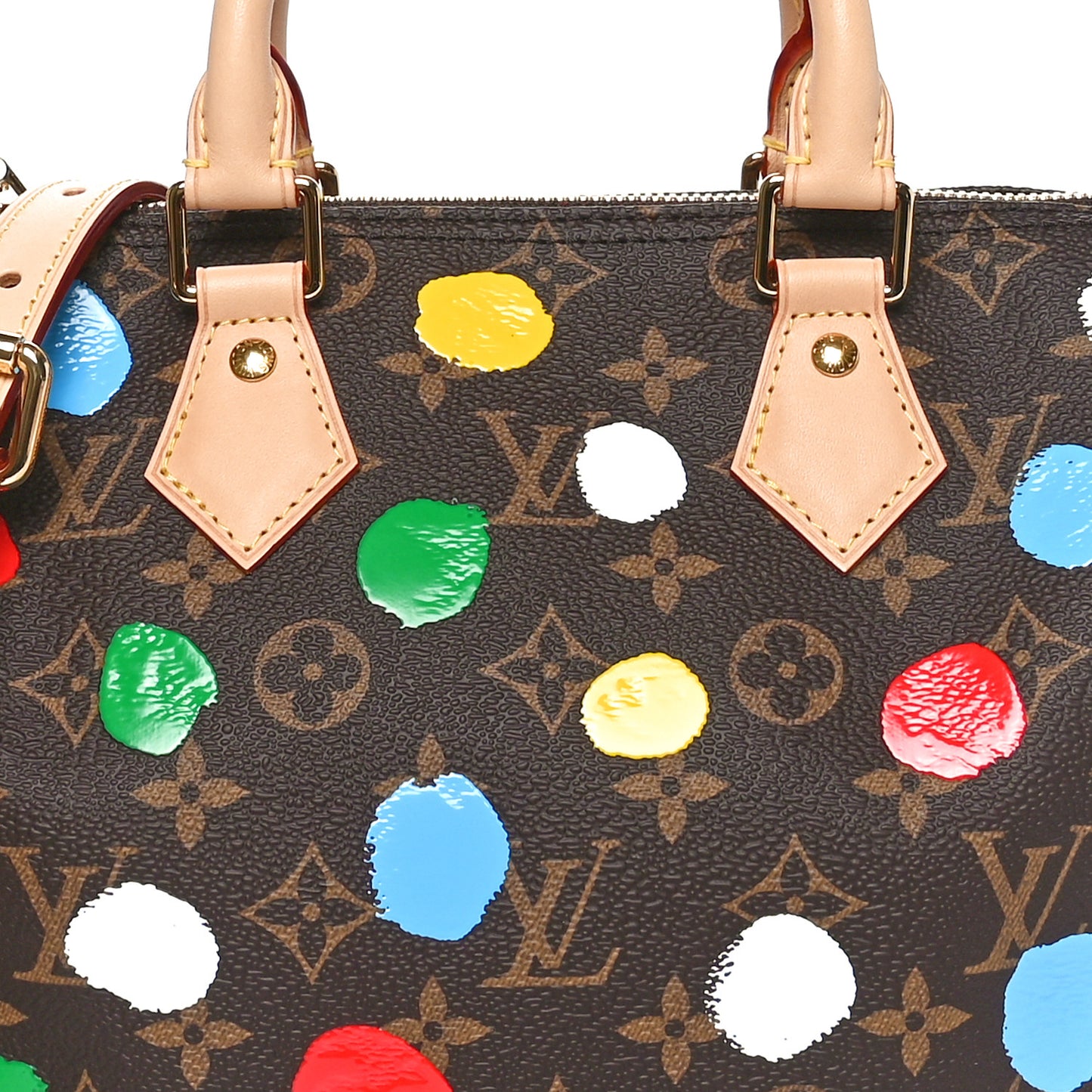 LV X YK Monogram Speedy Bandouliere 25 Multicolor