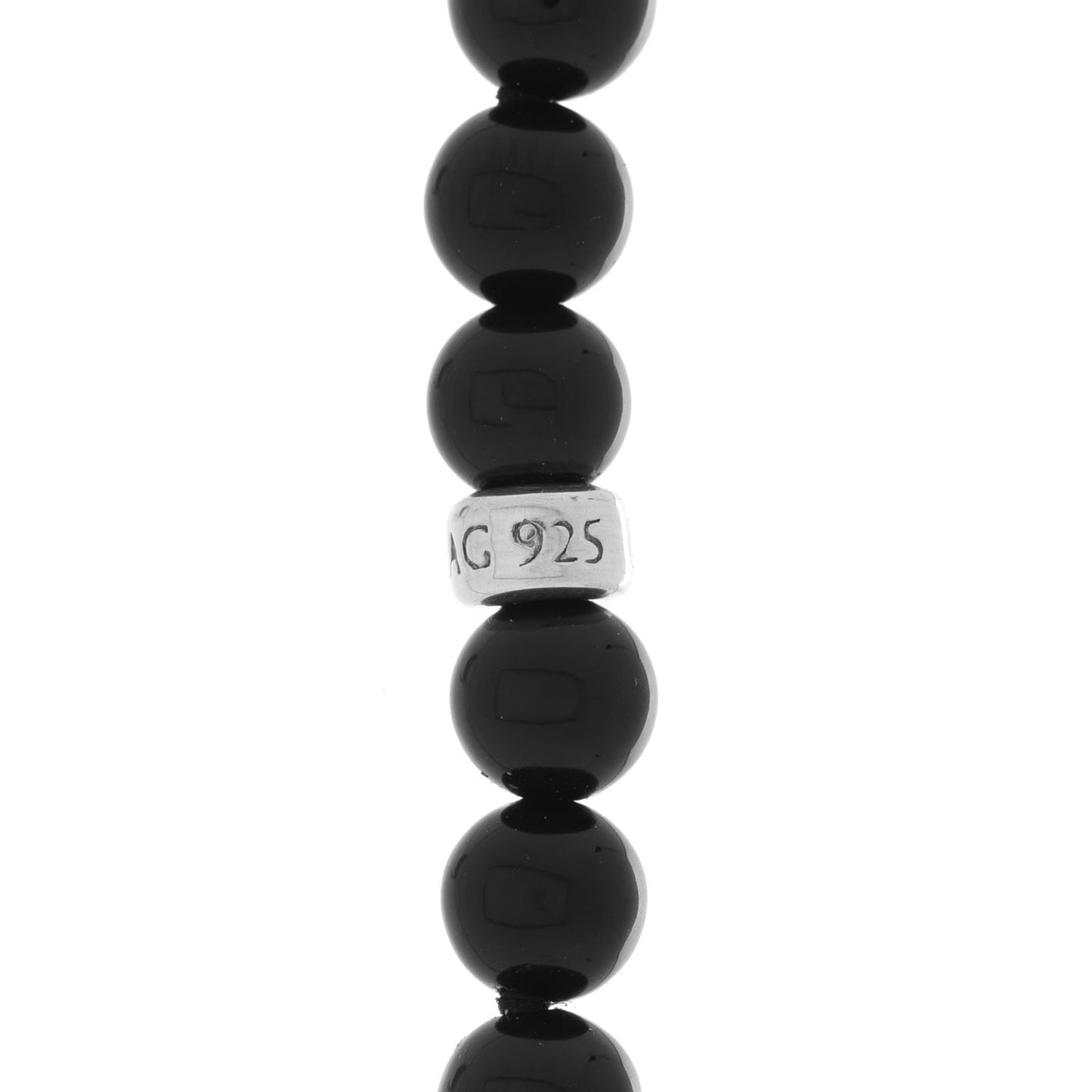 Sterling Silver Black Onyx Freshwater Pearl Ziegfeld Tassel Necklace