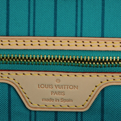 Louis Vuitton Monogram V Neverfull MM Turquoise 7 of 9