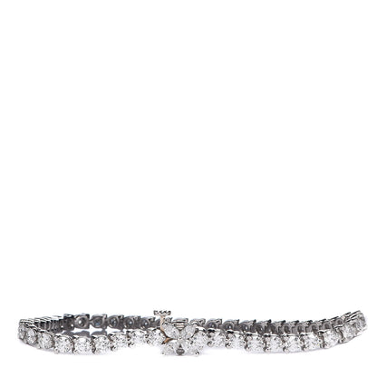 Tiffany Platinum Diamond 4.49ctw Victoria Tennis Bracelet 1 of 6