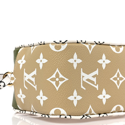 Louis Vuitton Monogram Giant Beach Pouch Kaki 7 of 8