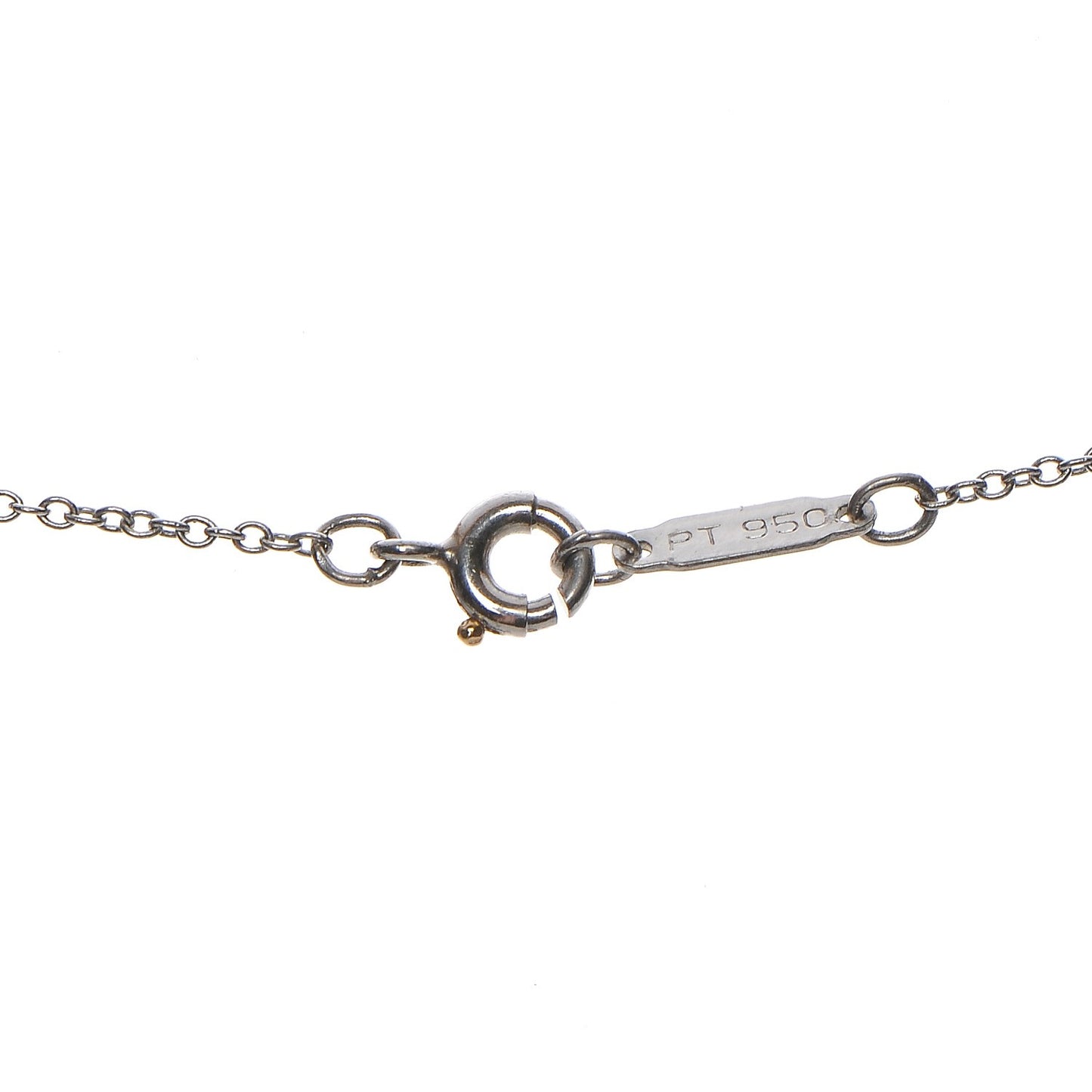 Platinum Diamond Small Heart Pendant Necklace