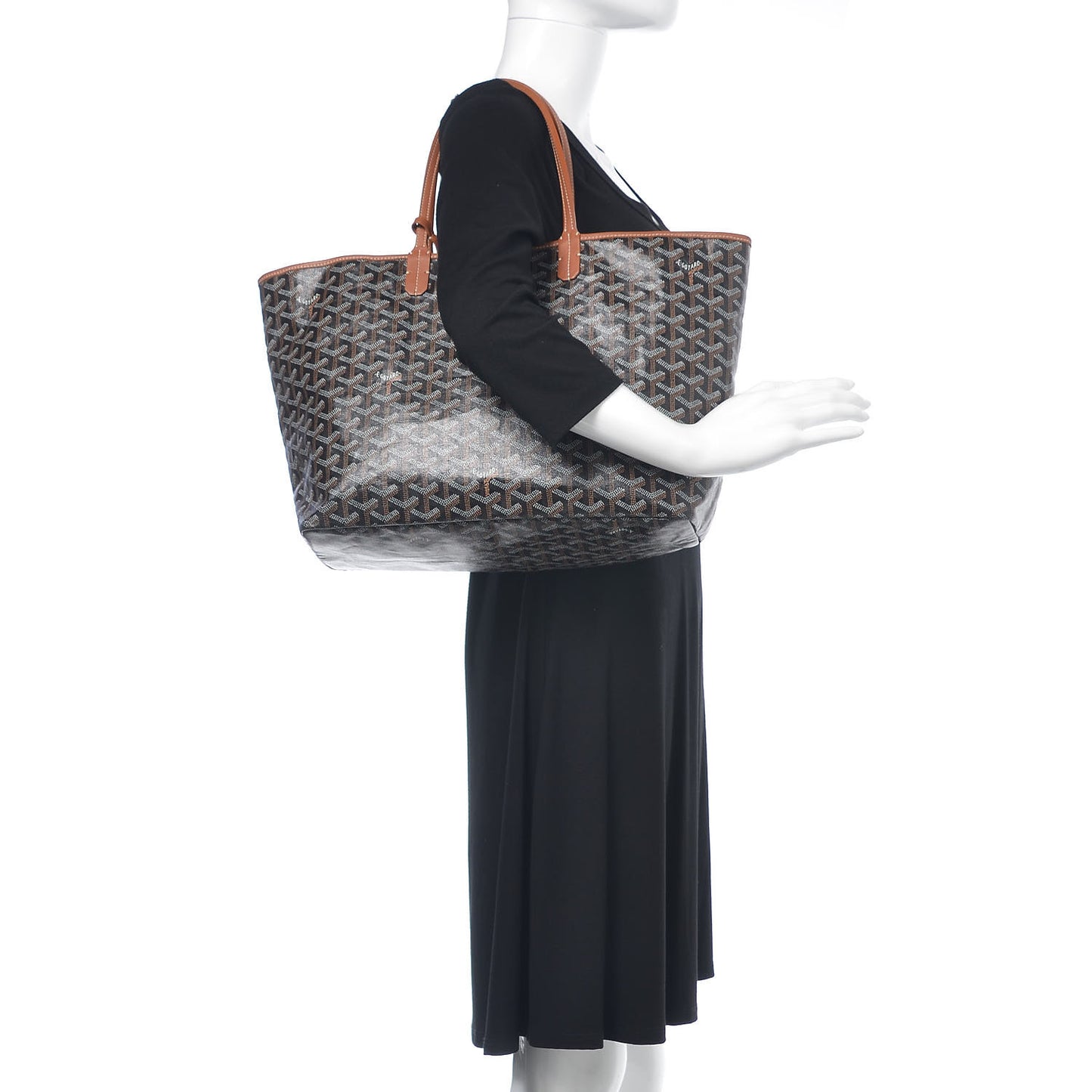 Goyardine Saint Louis PM Black Gold