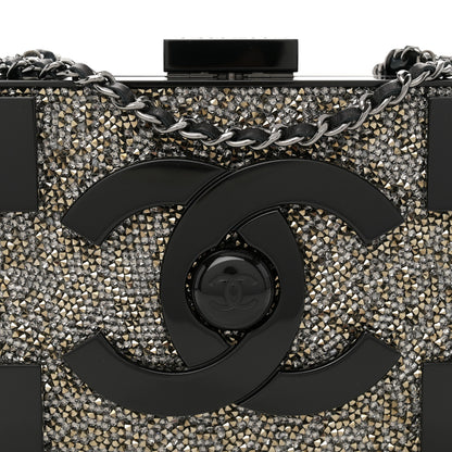 Chanel Plexiglass Crystal Lego Clutch Black 9 of 12