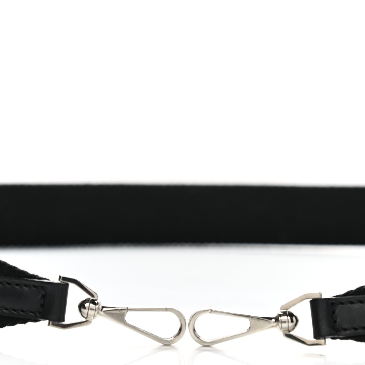 Canvas Calfskin Adjustable Shoulder Strap Grey
