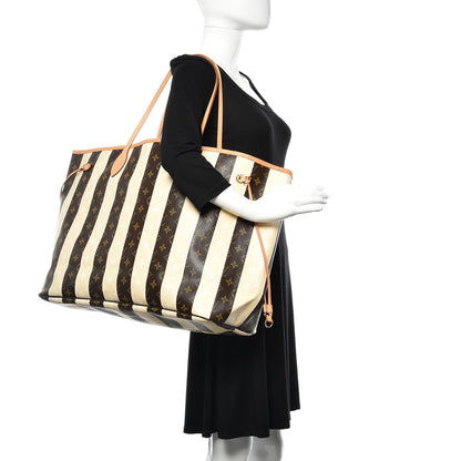Louis Vuitton Monogram Rayures Neverfull XL 2 of 14