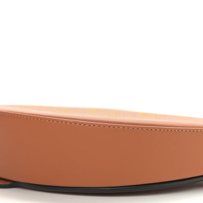 Loewe Buffed Calfskin Logo Embossed Small Heel Pouch Tan 10 of 10