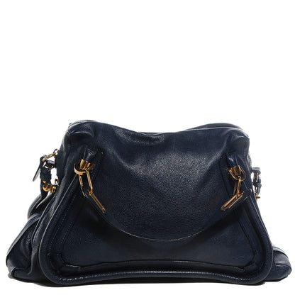 Chloe Calfskin Large Paraty Midnight Blue 1 of 11