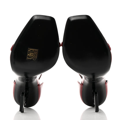 Saint Laurent Patent Opyum 110 Sandals 38.5 Hot Red 5 of 10