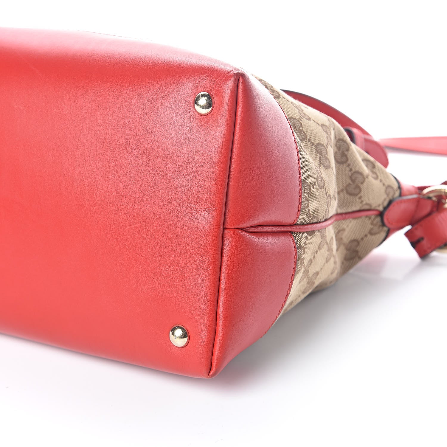 Gucci Monogram Valentine Tote Red 10 of 10