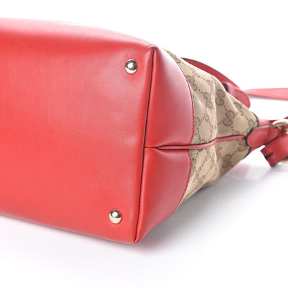 Gucci Monogram Valentine Tote Red 10 of 10