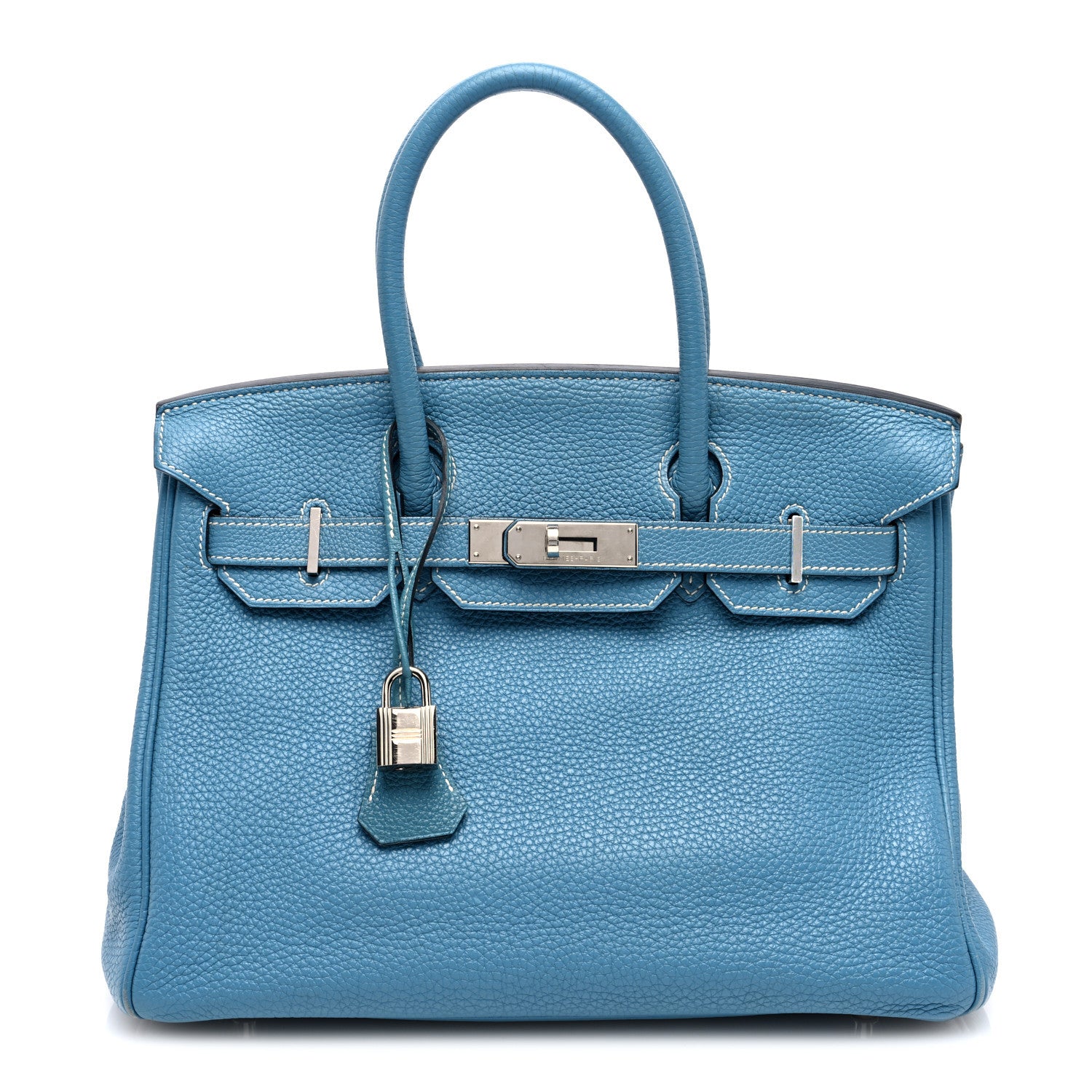 Hermes Togo Birkin 30 Blue Jean 1 of 12