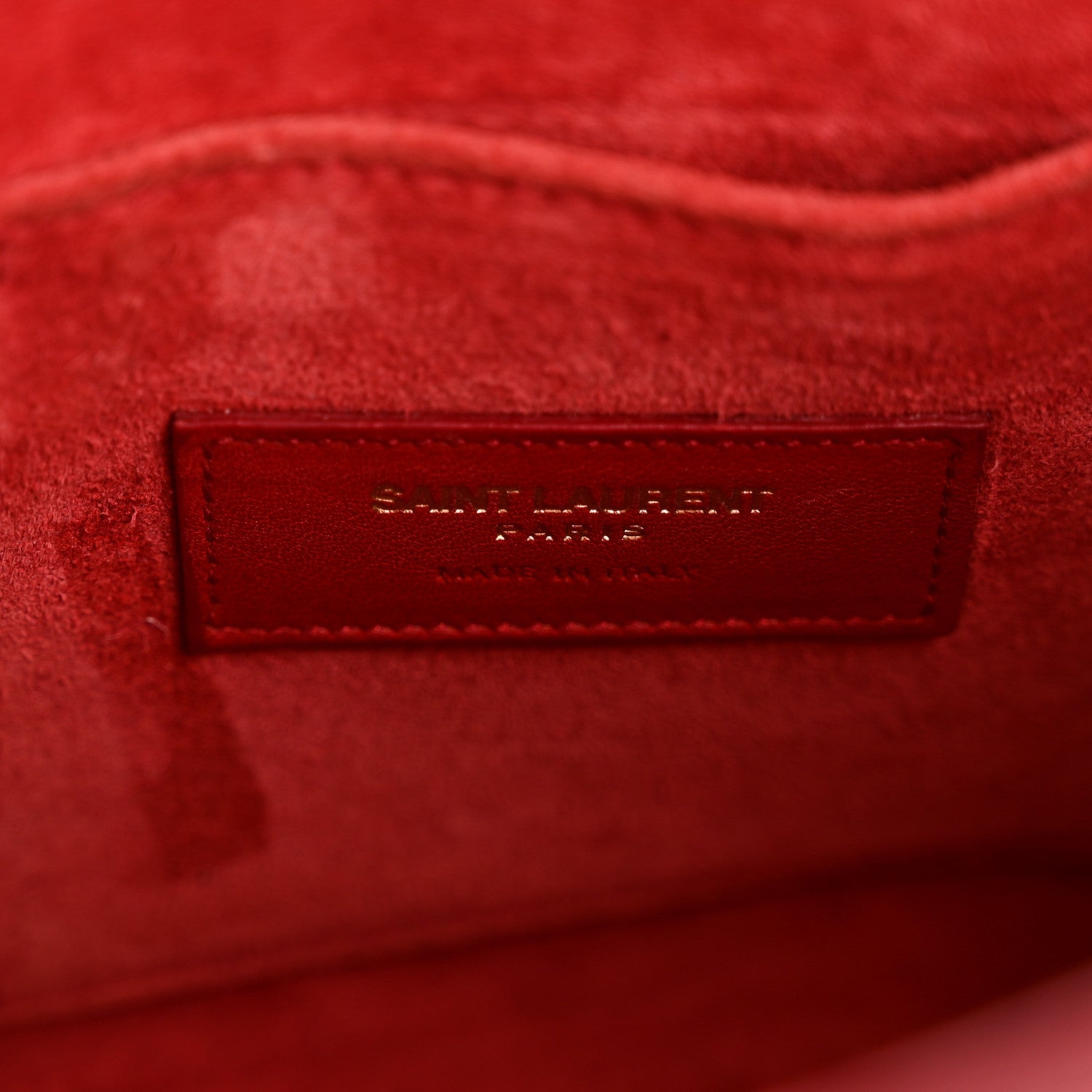 Saint Laurent Calfskin Nano Sac De Jour Lipstick Red 10 of 27