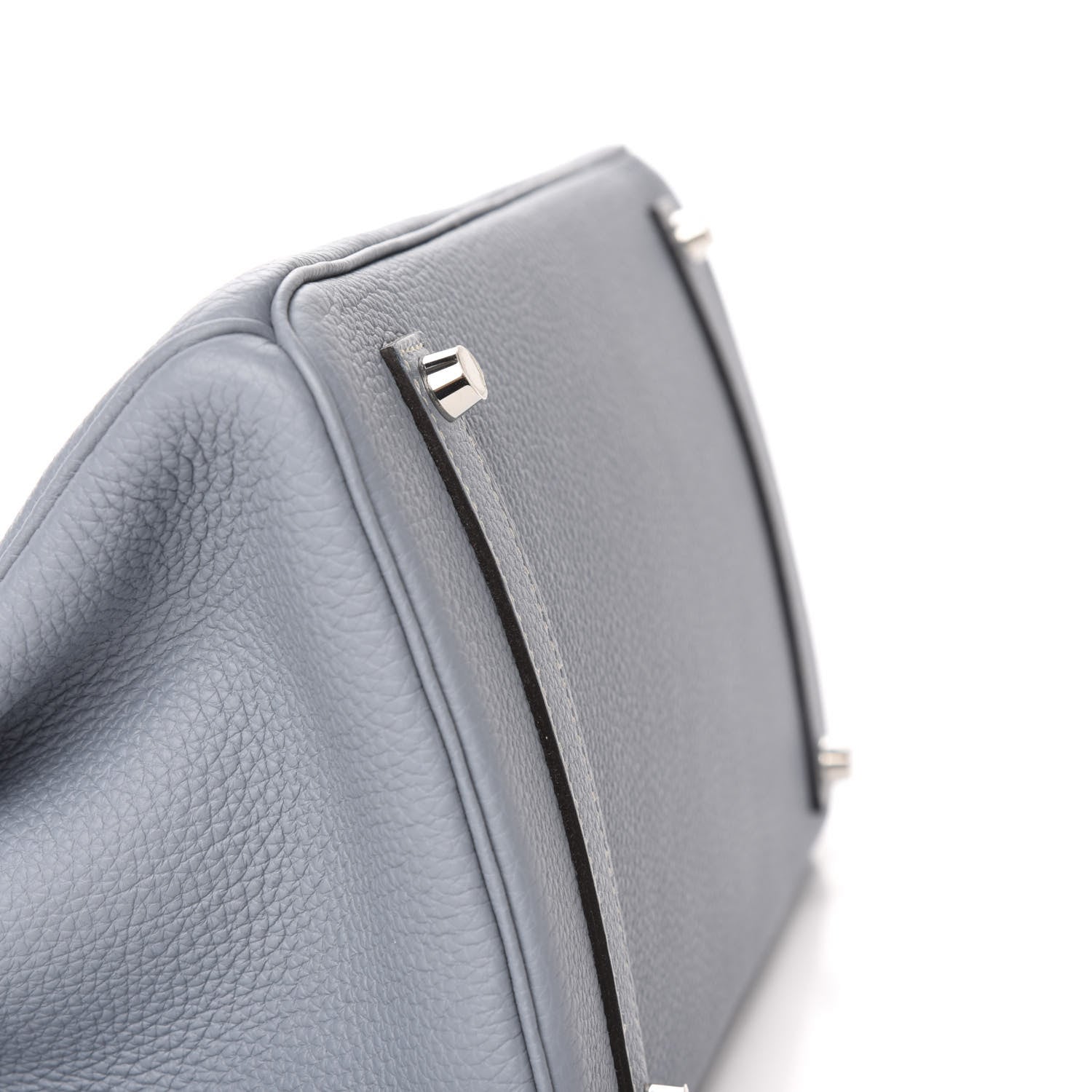 Hermes Togo Birkin 35 Bleu Lin 7 of 33