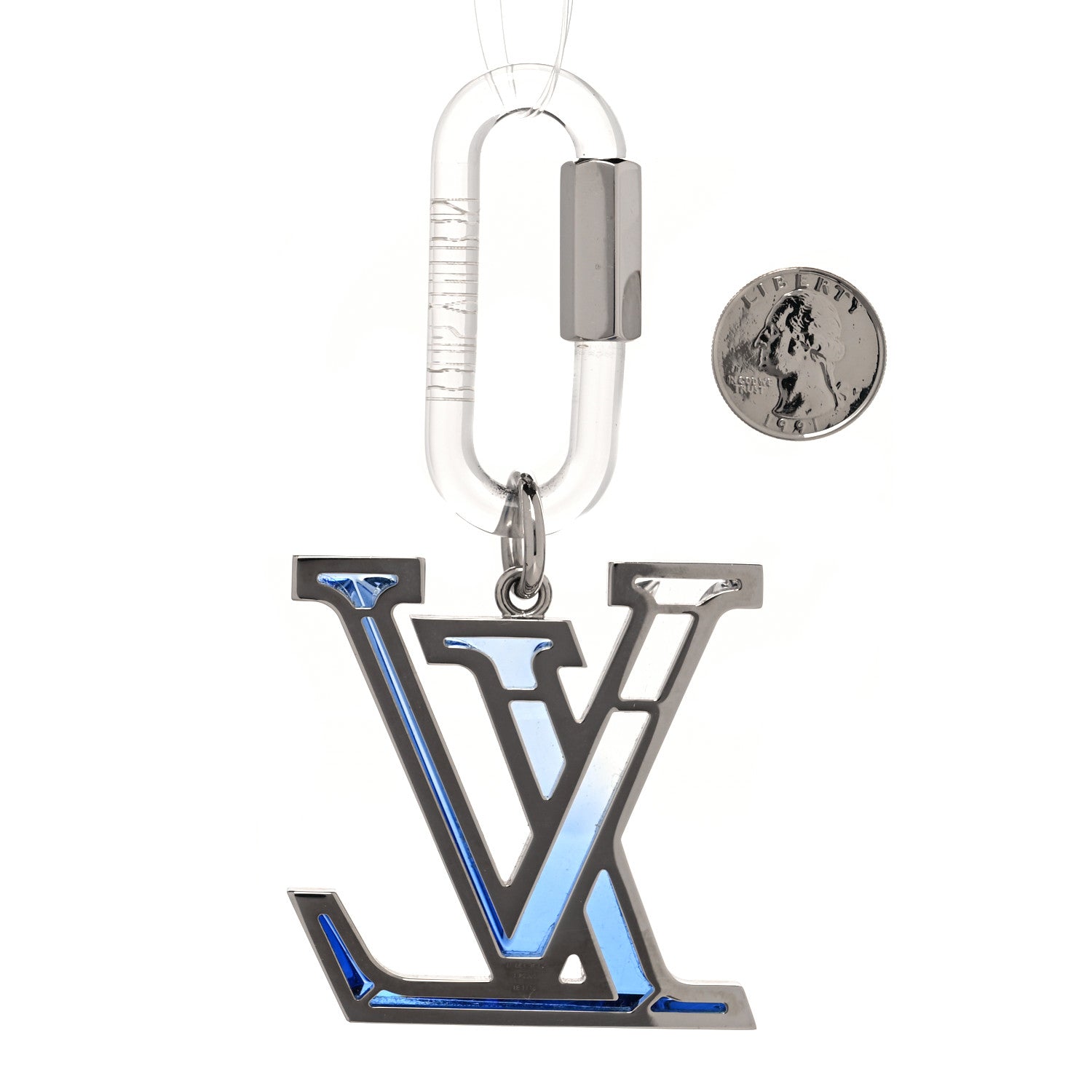 Louis Vuitton Prism LV Bag Charm and Key Holder 2 of 3