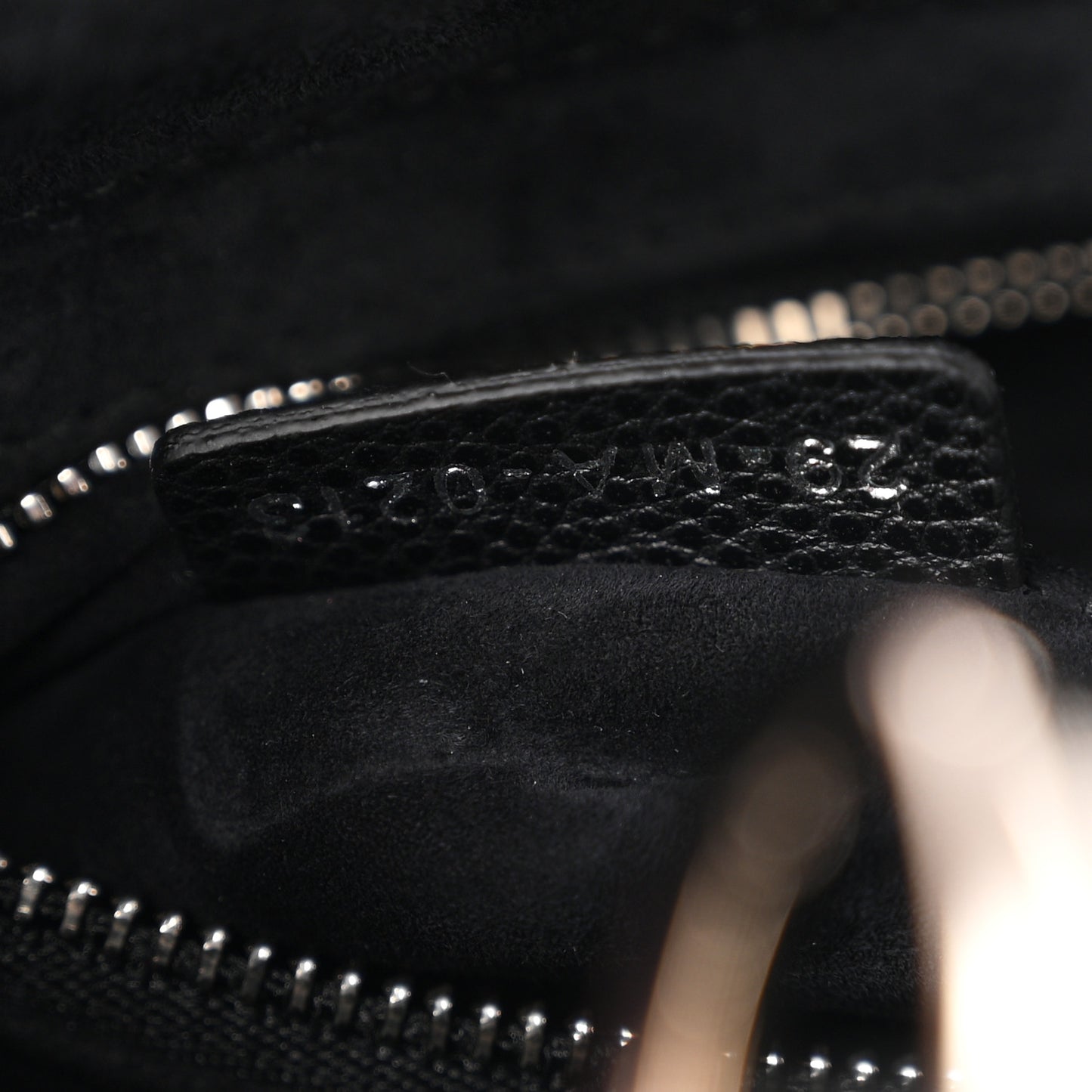 Grained Calfskin Cannage Medium Lady Dior Black