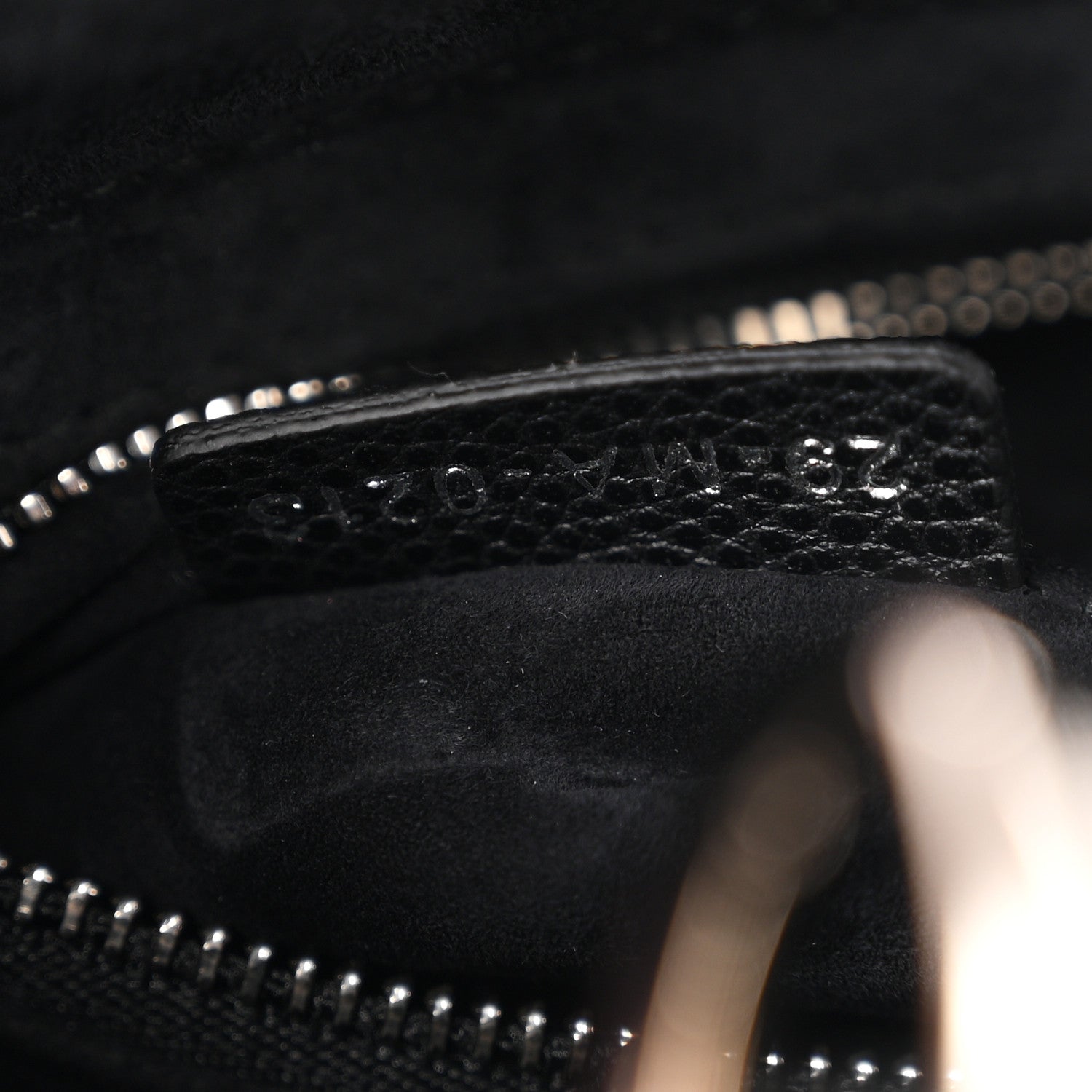 Christian Dior Grained Calfskin Cannage Medium Lady Dior Black 7 of 10