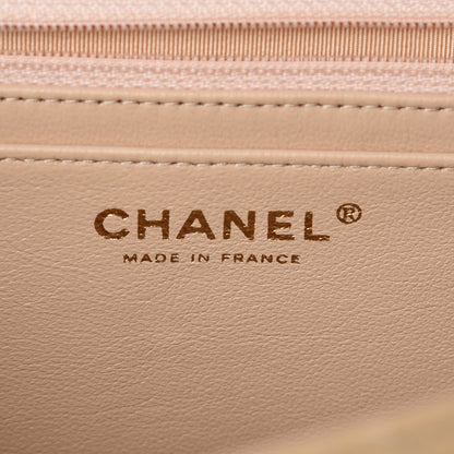 Chanel Lambskin Quilted Jumbo Single Flap Beige Clair 4 of 11