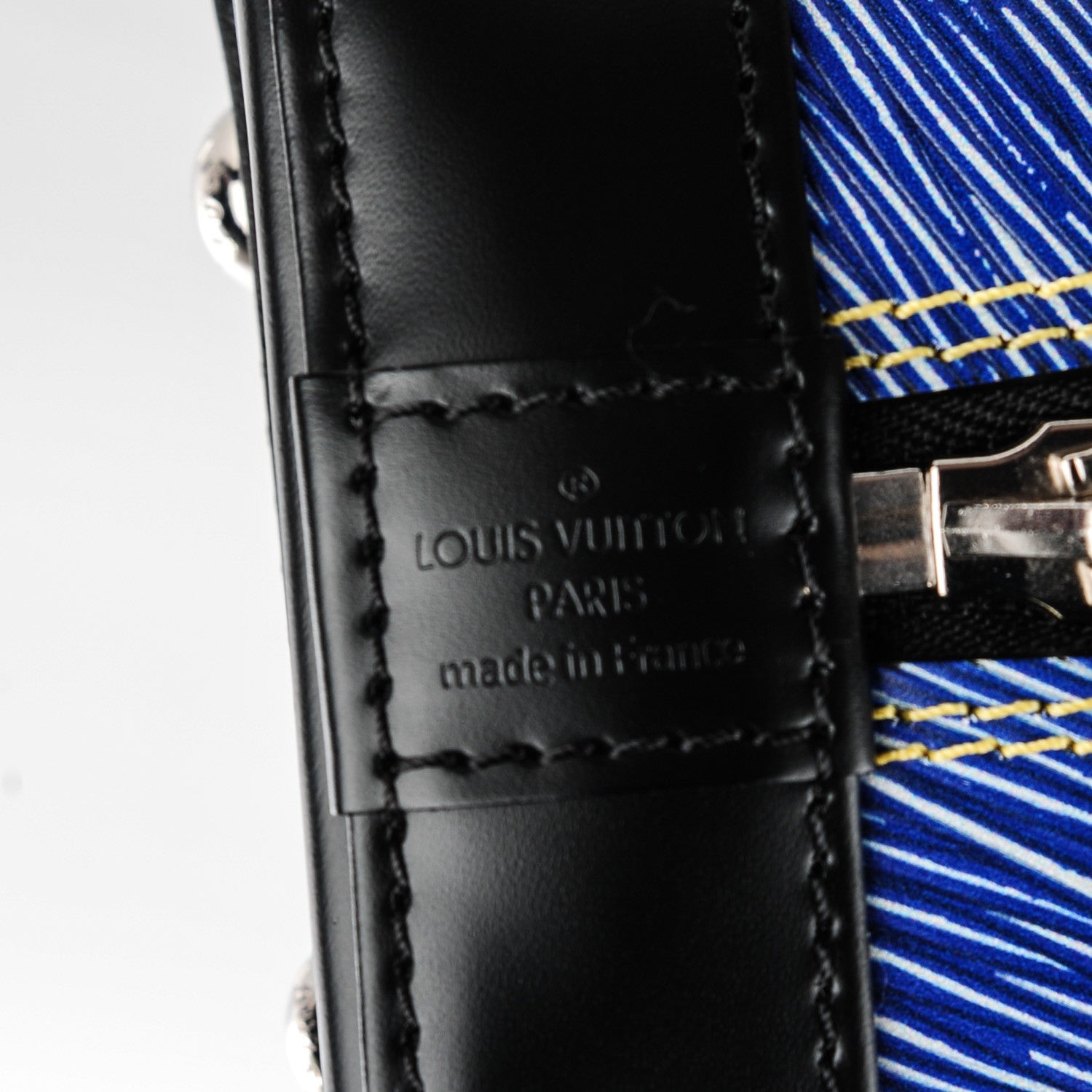 Louis Vuitton Epi Azteque Alma BB Denim Light 6 of 7