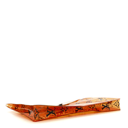 Louis Vuitton PVC Monogram Printed Envelope Pouch Orange 4 of 5