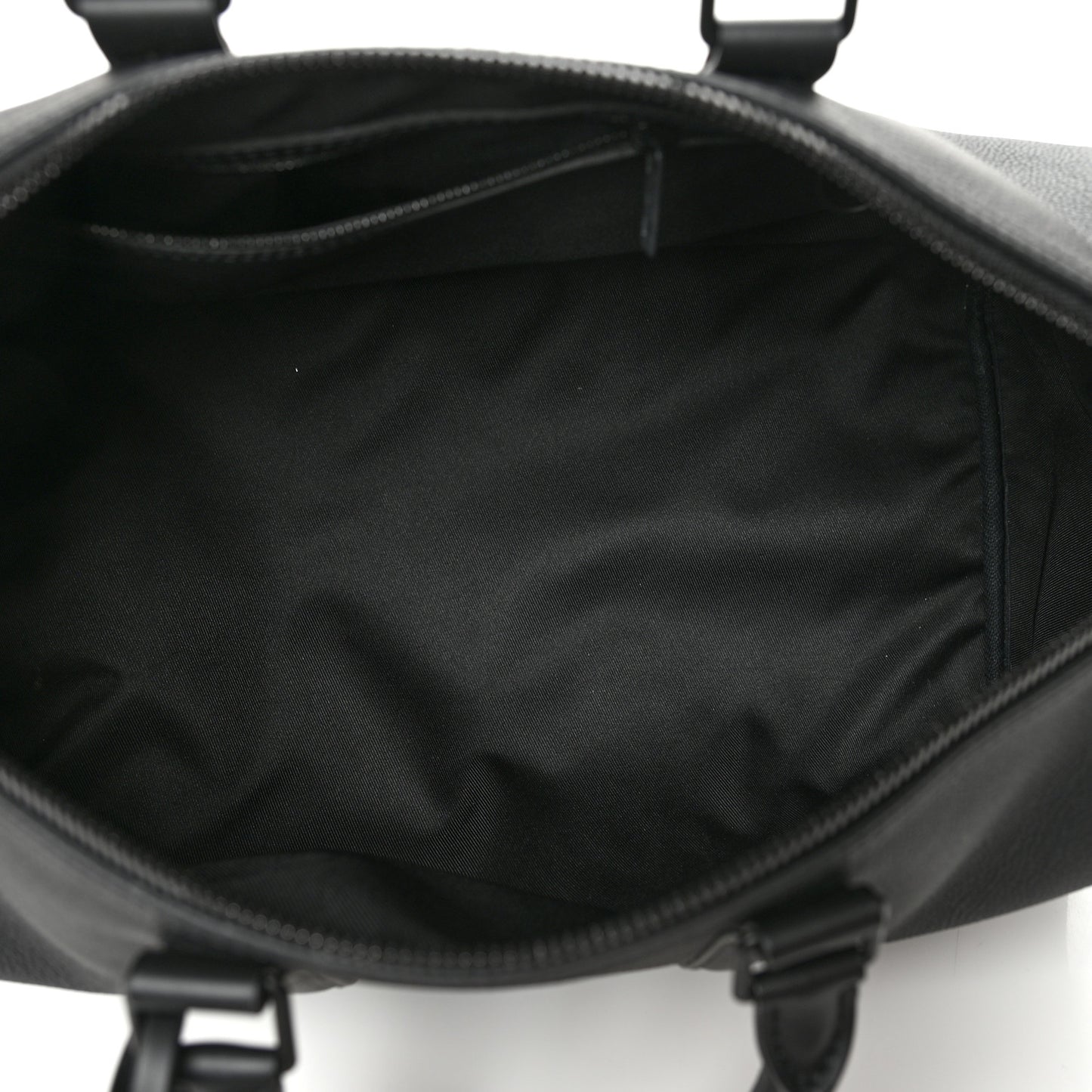 Grained Calfskin Aerogram Keepall Bandouliere 40 Black