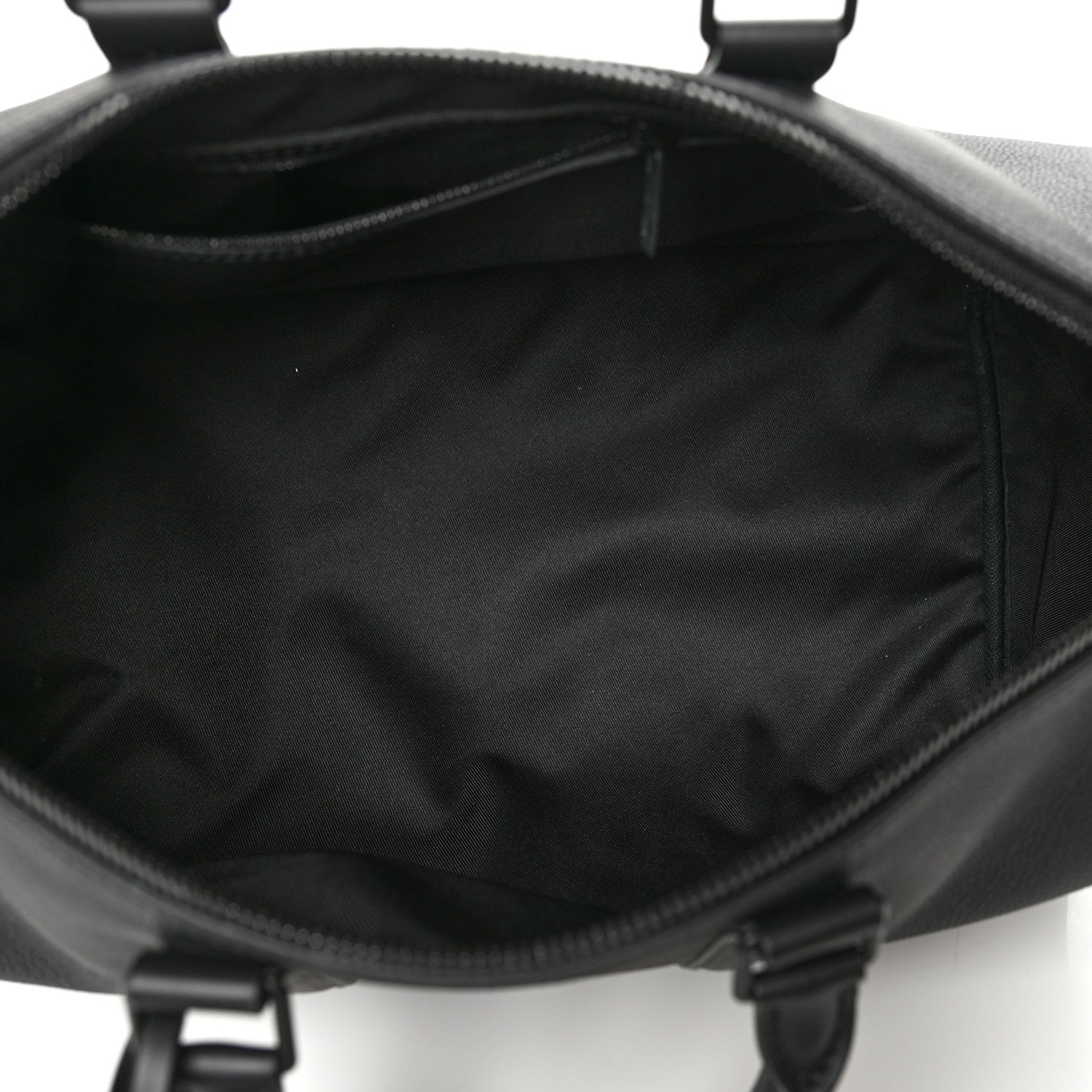Louis Vuitton Grained Calfskin Aerogram Keepall Bandouliere 40 Black 4 of 6