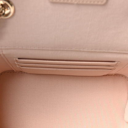 Chanel Caviar Quilted Small Vanity Case With Chain Light Beige 5 of 10