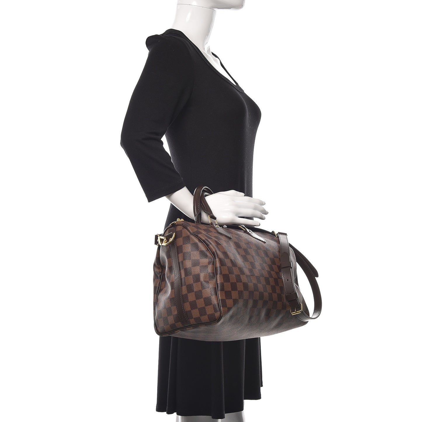 Damier Ebene Speedy Bandouliere 30
