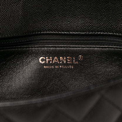 Chanel Caviar Quilted Flap Clutch Black 6 of 13