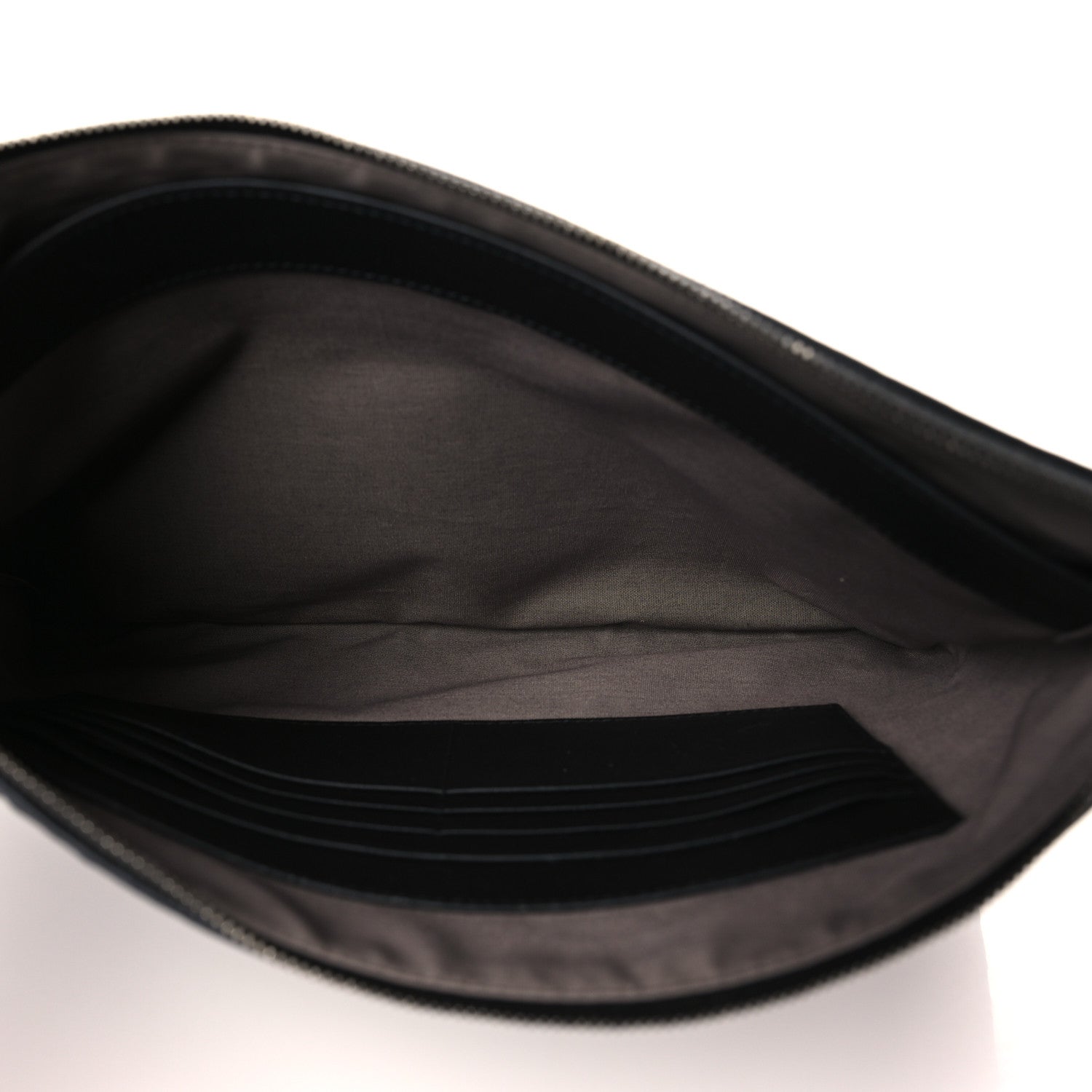 Bottega Veneta Nappa Intrecciato Medium Zip Pouch Black 5 of 9