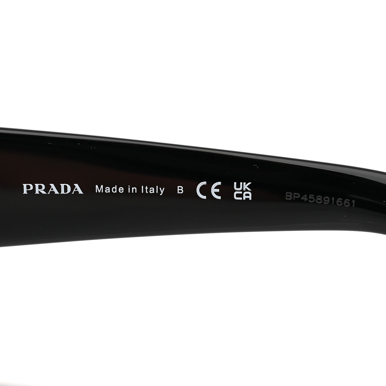 Prada Acetate Sunglasses SPR 20W Black 6 of 8