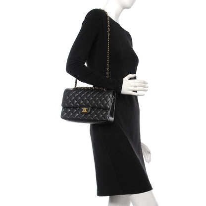 Chanel Caviar Quilted Medium Double Flap Black 2 of 8