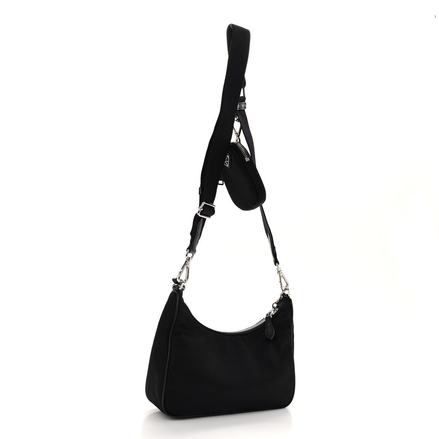 Prada Nylon Re-Edition 2005 Shoulder Bag Black 3 of 9