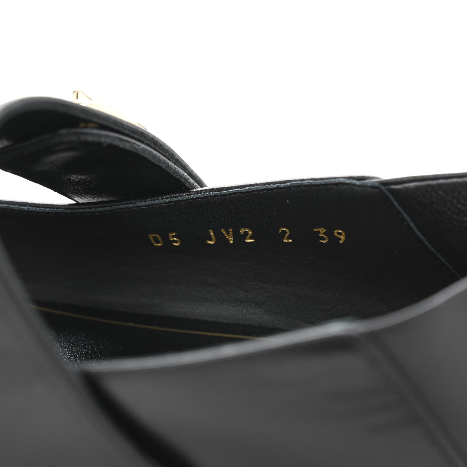Valentino Garavani Calfskin VLogo Locker Mary Jane Ballerina Flats 39 Black 9 of 10