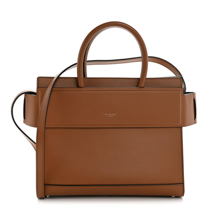 Givenchy Smooth Calfskin Small Horizon Satchel Caramel 1 of 12