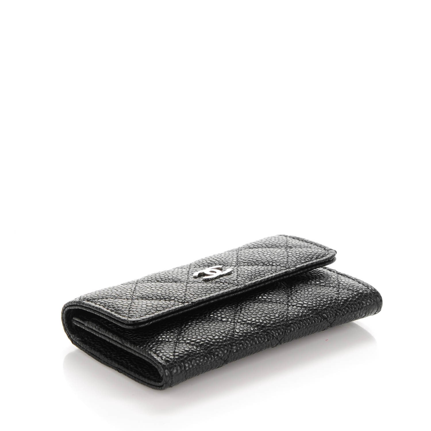 Chanel Caviar Quilted Flap Card Holder Black 4 of 8