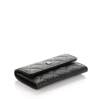 Chanel Caviar Quilted Flap Card Holder Black 4 of 8