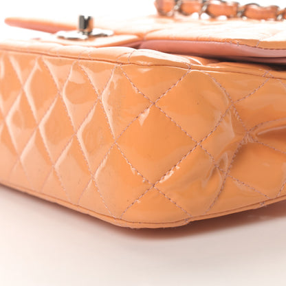 Chanel Patent Quilted Medium Double Flap Pink 10 of 13