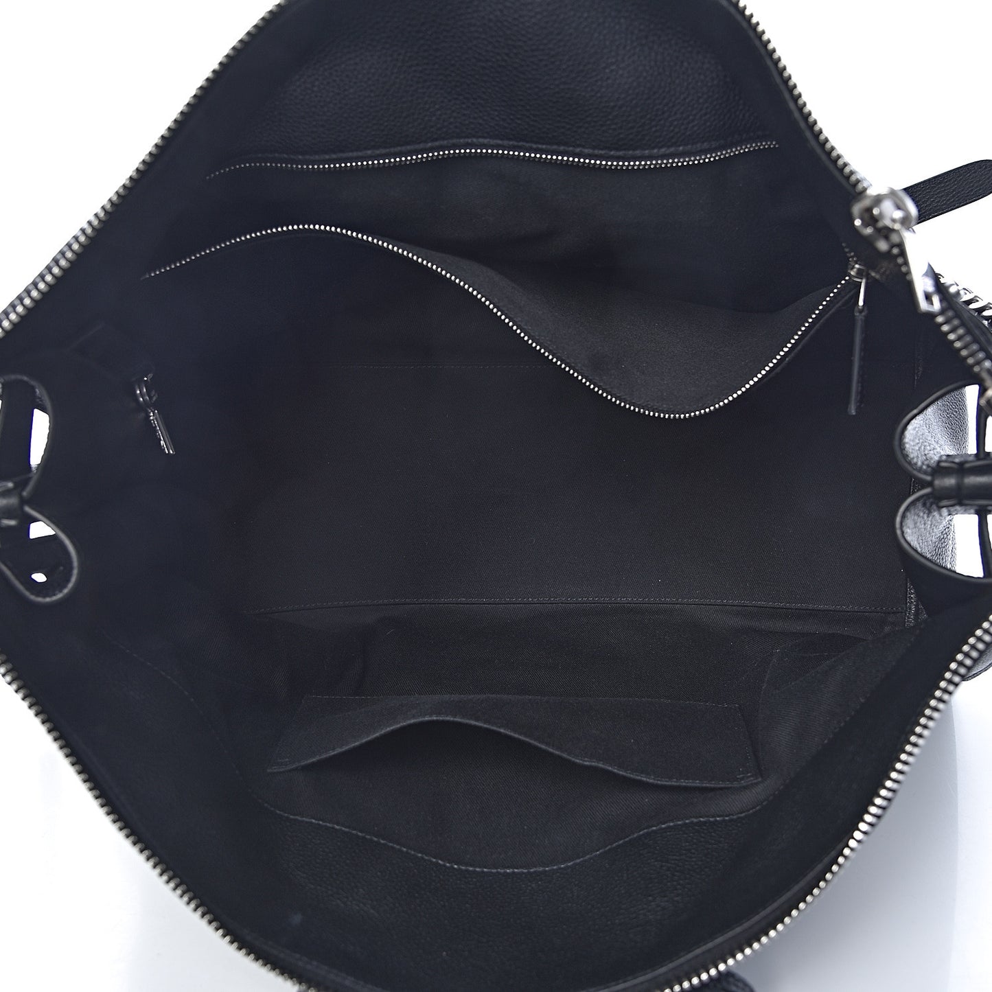 Grained Calfskin Medium Souple Sac De Jour Duffle Black