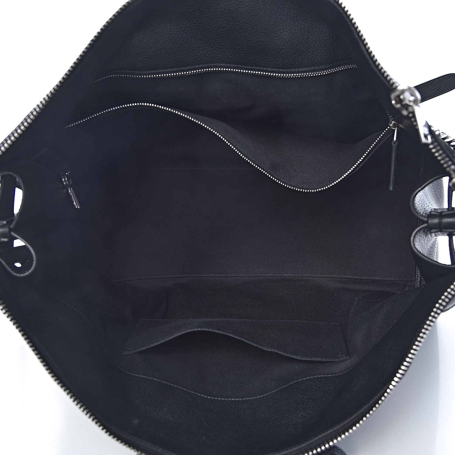 Saint Laurent Grained Calfskin Medium Souple Sac De Jour Duffle Black 5 of 9