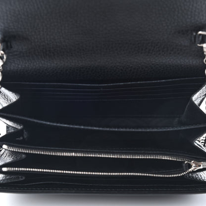 Gucci Calfskin Mini Dionysus Chain Wallet Black 5 of 7
