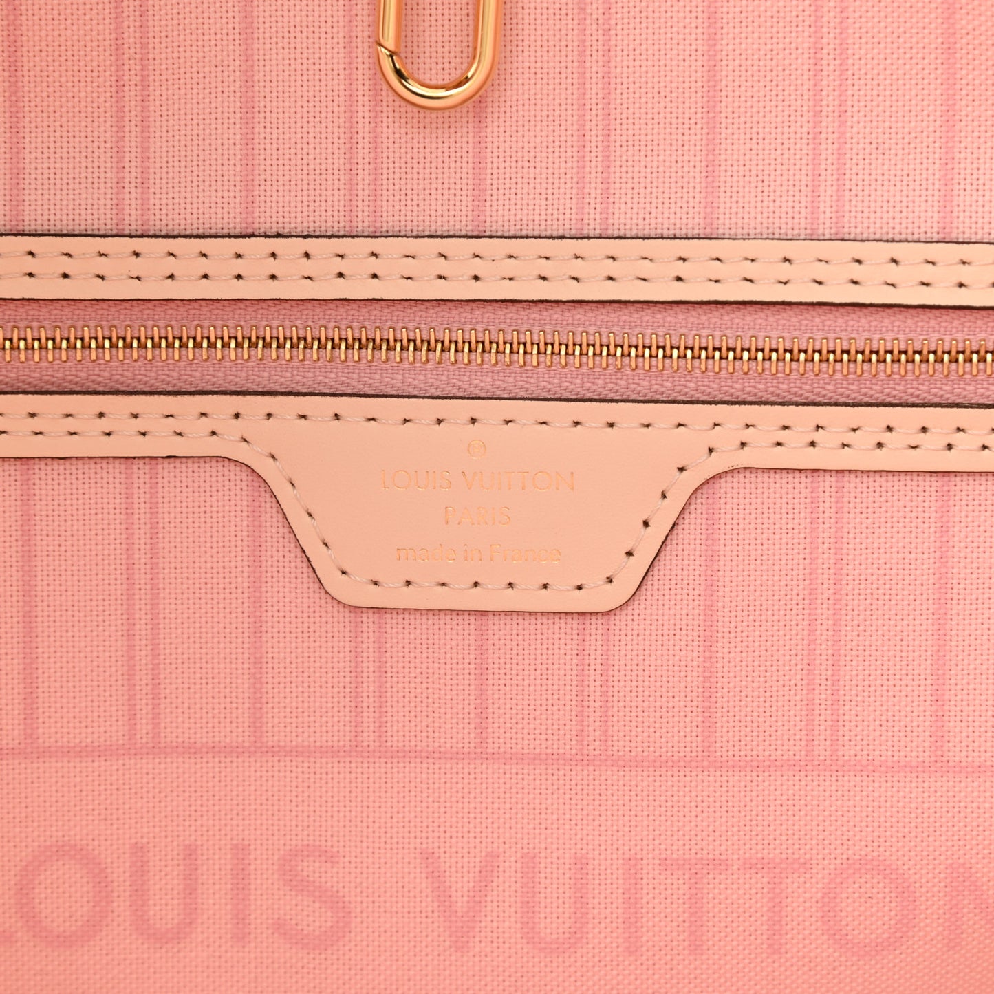 Damier Azur Braided Neverfull MM Pink