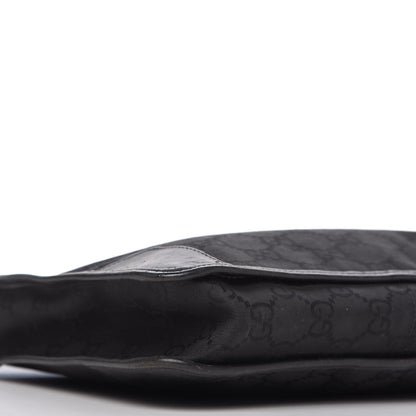 Gucci Nylon Monogram Shoulder Bag Black 6 of 13