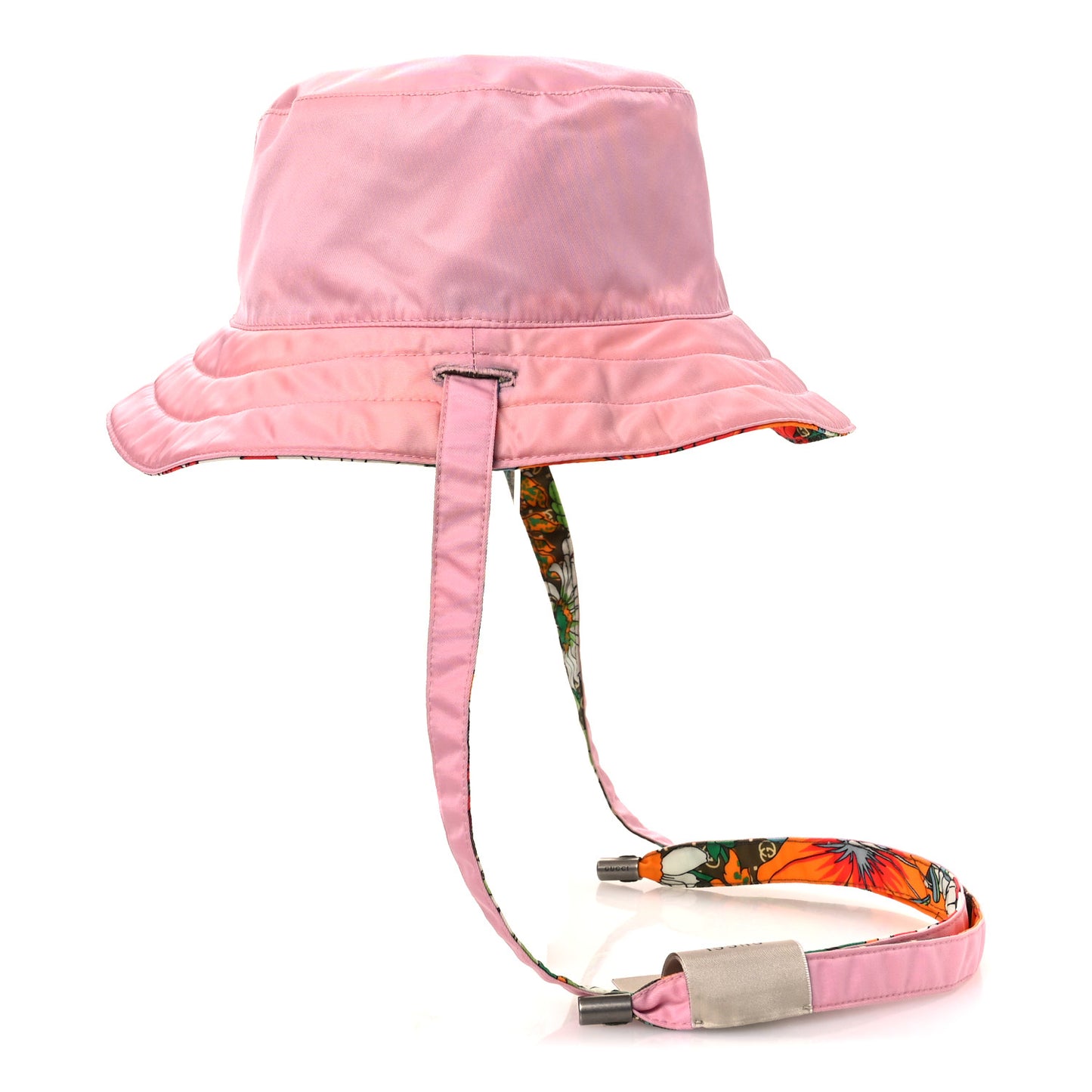 X THE NORTH FACE Econyl Nylon Floral Reversible Self-Tie Bucket Hat Pink
