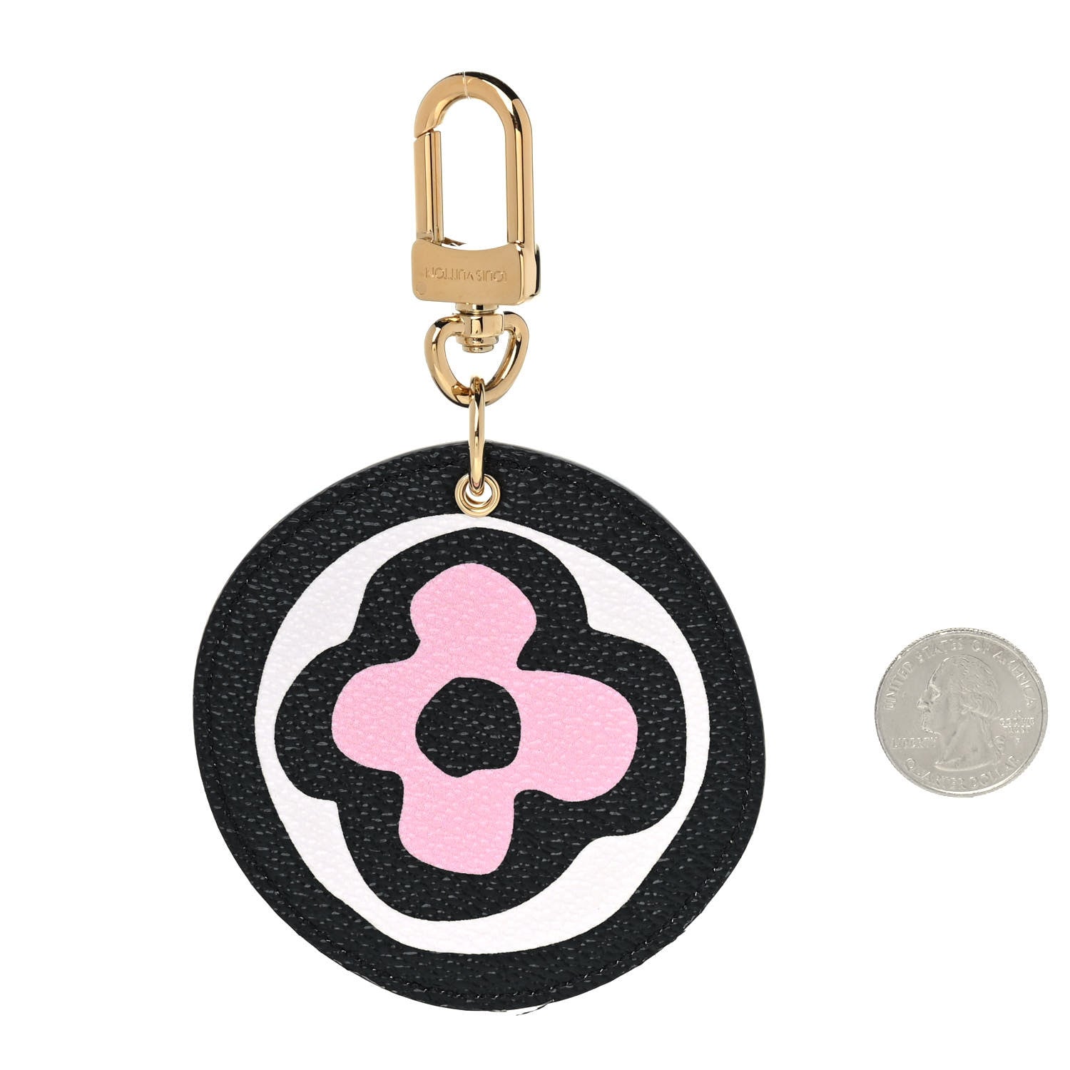 Louis Vuitton Monogram Wild At Heart Illustre Bag Charm Key Ring Black 2 of 5