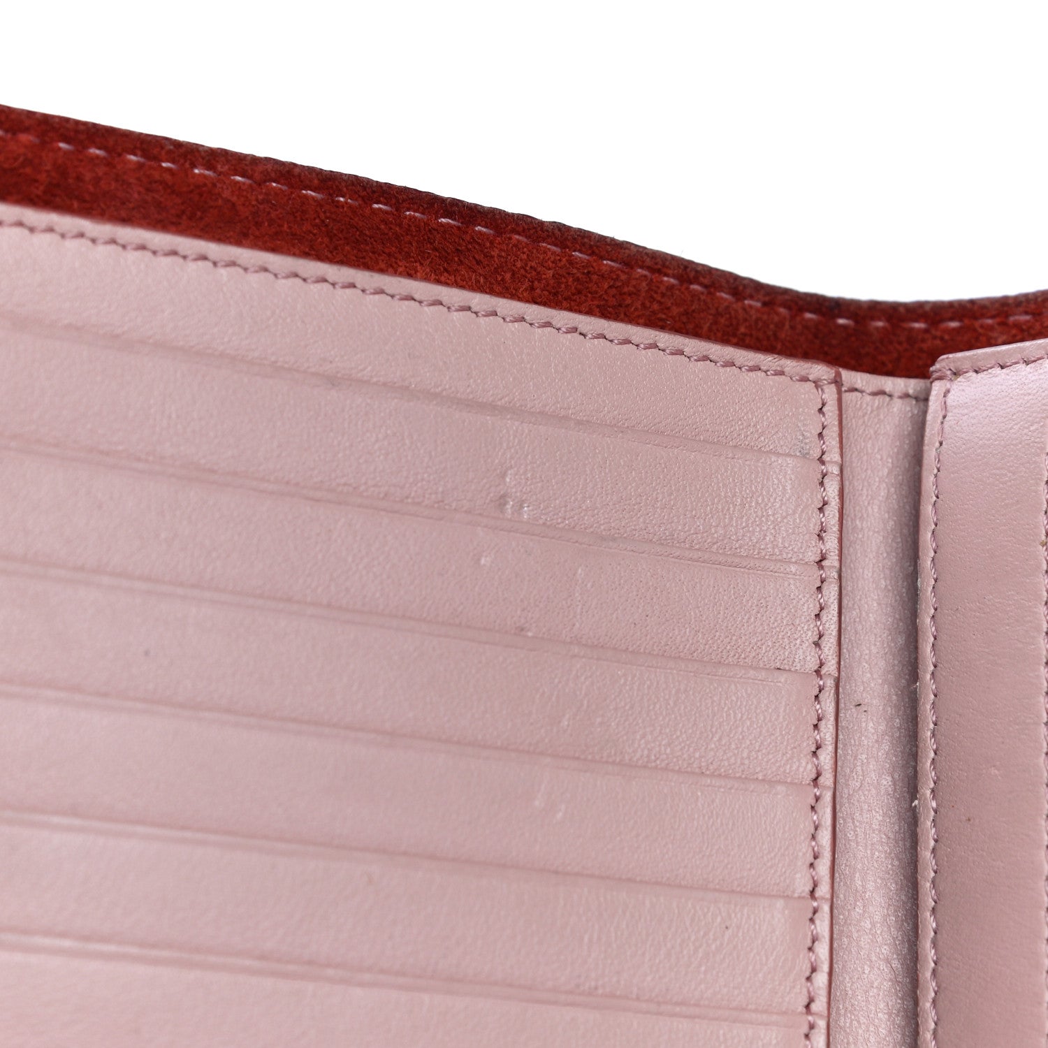 Celine Grained Calfskin Medium Multifunction Strap Wallet Scarlet 14 of 15