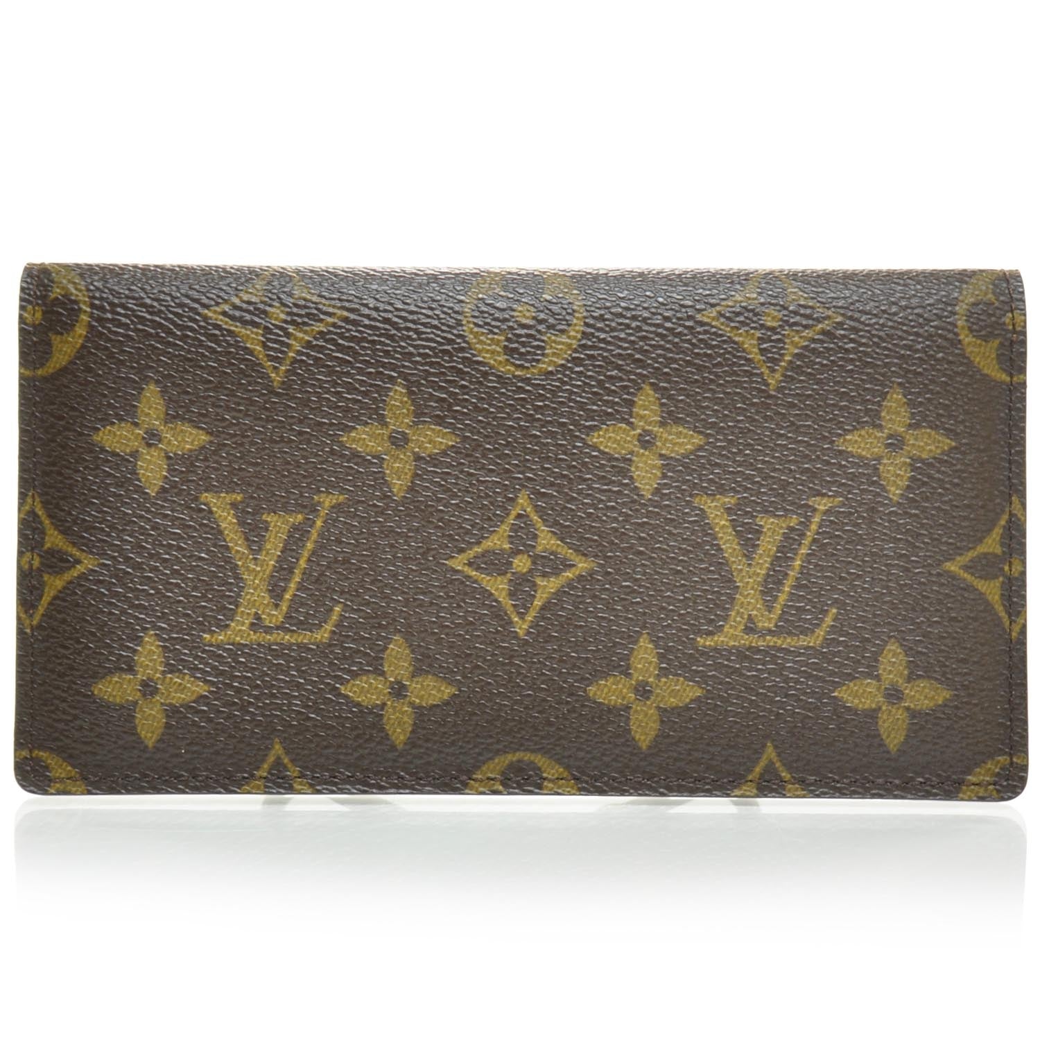 Louis Vuitton Monogram Simple Checkbook Holder Wallet 1 of 8