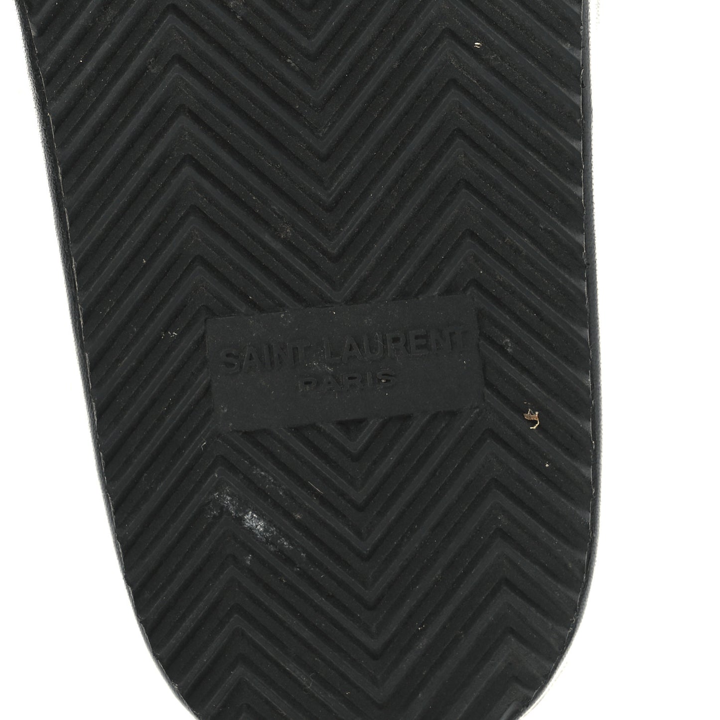 Calfskin Monogram Jimmy Joan Slide Sandals 38.5 Black
