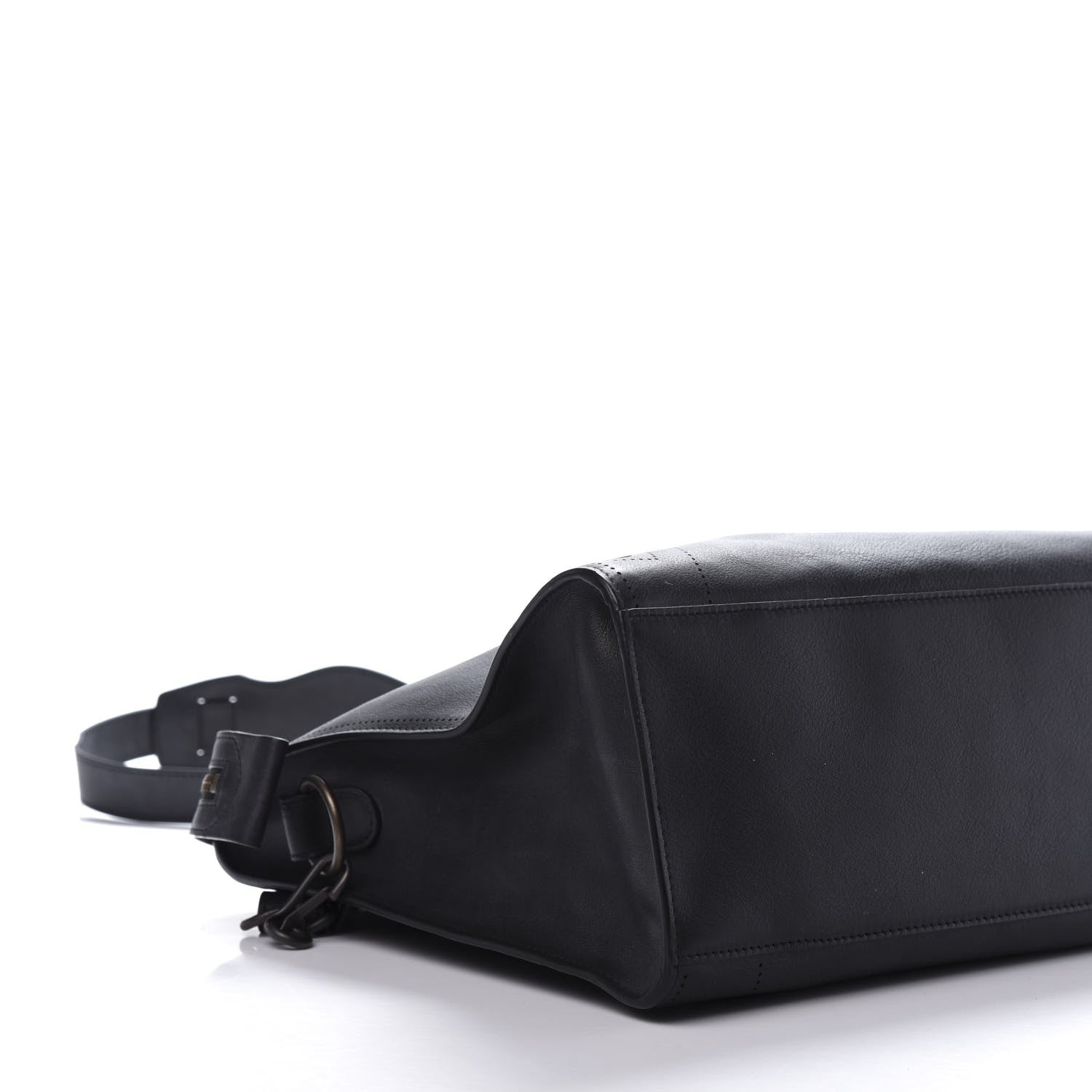 Balenciaga Veau Soyeux Perforated Blackout Hardware City Black 7 of 11